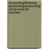 Accounting/Financial Accounting/Accounting Using Excel For Success door Warren/Reeve/Duchac