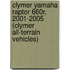 Clymer Yamaha Raptor 660r, 2001-2005 (Clymer All-Terrain Vehicles)