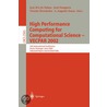 High Performance Computing For Computational Science - Vecpar 2002 by Jose M.L.M. Palma