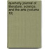 Quarterly Journal Of Literature, Science, And The Arts (Volume 13)