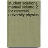 Student Solutions Manual Volume 2 For Essential University Physics door Richard Wolfson
