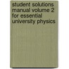 Student Solutions Manual Volume 2 For Essential University Physics by Richard Wolfson