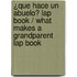 ¿Que hace un abuelo? Lap Book / What Makes a Grandparent Lap Book
