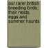 Our Rarer British Breeding Birds; Their Nests, Eggs And Summer Haunts