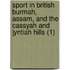Sport In British Burmah, Assam, And The Cassyah And Jyntiah Hills (1)