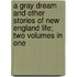 A Gray Dream And Other Stories Of New England Life; Two Volumes In One