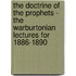 The Doctrine Of The Prophets - The Warburtonian Lectures For 1886-1890