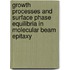Growth Processes and Surface Phase Equilibria in Molecular Beam Epitaxy