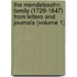 The Mendelssohn Family (1729-1847) From Letters And Journals (Volume 1)