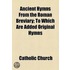 Ancient Hymns From The Roman Breviary; To Which Are Added Original Hymns