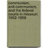 Communism, Anti-communism, And the Federal Courts in Missouri, 1952-1958