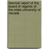 Biennial Report Of The Board Of Regents Of The State University Of Nevada door University of Regents