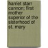 Harriet Starr Cannon; First Mother Superior Of The Sisterhood Of St. Mary