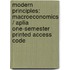 Modern Principles: Macroeconomics / Aplia One-Semester Printed Access Code