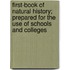 First-Book Of Natural History; Prepared For The Use Of Schools And Colleges