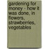 Gardening For Money - How It Was Done, In Flowers, Strawberries, Vegetables