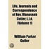 Life, Journals And Correspondence Of Rev. Manasseh Cutler, L.L.D. (Volume 1)