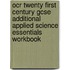 Ocr Twenty First Century Gcse Additional Applied Science Essentials Workbook