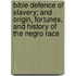 Bible Defence Of Slavery; And Origin, Fortunes, And History Of The Negro Race