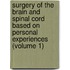 Surgery Of The Brain And Spinal Cord Based On Personal Experiences (Volume 1)