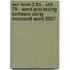 Ocr Level 3 Itq - Unit 79 - Word Processing Software Using Microsoft Word 2007