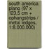 South America Plano (97 x 123,5 cm + ophangstrips / metal ledges, 1:8.000.000)