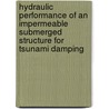 Hydraulic performance of an impermeable submerged structure for tsunami damping door Agnieszka Strusinska