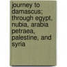 Journey To Damascus; Through Egypt, Nubia, Arabia Petraea, Palestine, And Syria door Frederick William Robert Londonderry