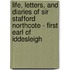 Life, Letters, And Diaries Of Sir Stafford Northcote - First Earl Of Iddesleigh