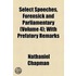 Select Speeches, Forensick And Parliamentary (Volume 4); With Prefatory Remarks