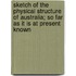 Sketch Of The Physical Structure Of Australia; So Far As It Is At Present Known