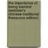 The Importance of Being Earnest (Webster's Chinese-Traditional Thesaurus Edition)
