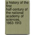 A History Of The First Half-Century Of The National Academy Of Sciences, 1863-1913