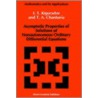 Asymptotic Properties Of Solutions Of Nonautonomous Ordinary Differential Equations door T.A. Chanturia