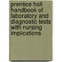 Prentice Hall Handbook Of Laboratory And Diagnostic Tests With Nursing Implications