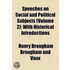 Speeches On Social And Political Subjects (Volume 2); With Historical Introductions