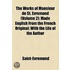 Works Of Monsieur De St. Evremond (Volume 2); Made English From The French Original