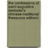 The Confessions of Saint Augustine (Webster's Chinese-Traditional Thesaurus Edition)