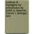 Outlines & Highlights For Precalculus By Judith A. Beecher, Marvin L. Bittinger, Isbn