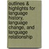 Outlines & Highlights For Language History, Language Change, And Language Relationship