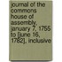 Journal Of The Commons House Of Assembly, January 7, 1755 To [June 16, 1782], Inclusive