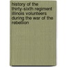 History Of The Thirty-Sixth Regiment Illinois Volunteers During The War Of The Rebellion by L.G. Bennett