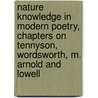 Nature Knowledge In Modern Poetry, Chapters On Tennyson, Wordsworth, M. Arnold And Lowell door Sir Alexander MacKenzie