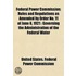 Federal Power Commission; Rules And Regulations As Amended By Order No. 11 Of June 6, 1921