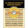 24 Special-effects Display Fonts Cd-rom And Book [with 48 Pages, Paperbound, Printed One Side] door Kenneth J. Dover