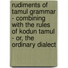 Rudiments Of Tamul Grammar - Combining With The Rules Of Kodun Tamul - Or, The Ordinary Dialect door Sir Robert Anderson