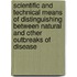 Scientific And Technical Means Of Distinguishing Between Natural And Other Outbreaks Of Disease