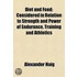 Diet And Food; Considered In Relation To Strength And Power Of Endurance, Training And Athletics