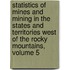Statistics Of Mines And Mining In The States And Territories West Of The Rocky Mountains, Volume 5