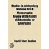 Studies In Ichthyology (Volume 40); A Monographic Review Of The Family Of Atherinidae Or Silversides